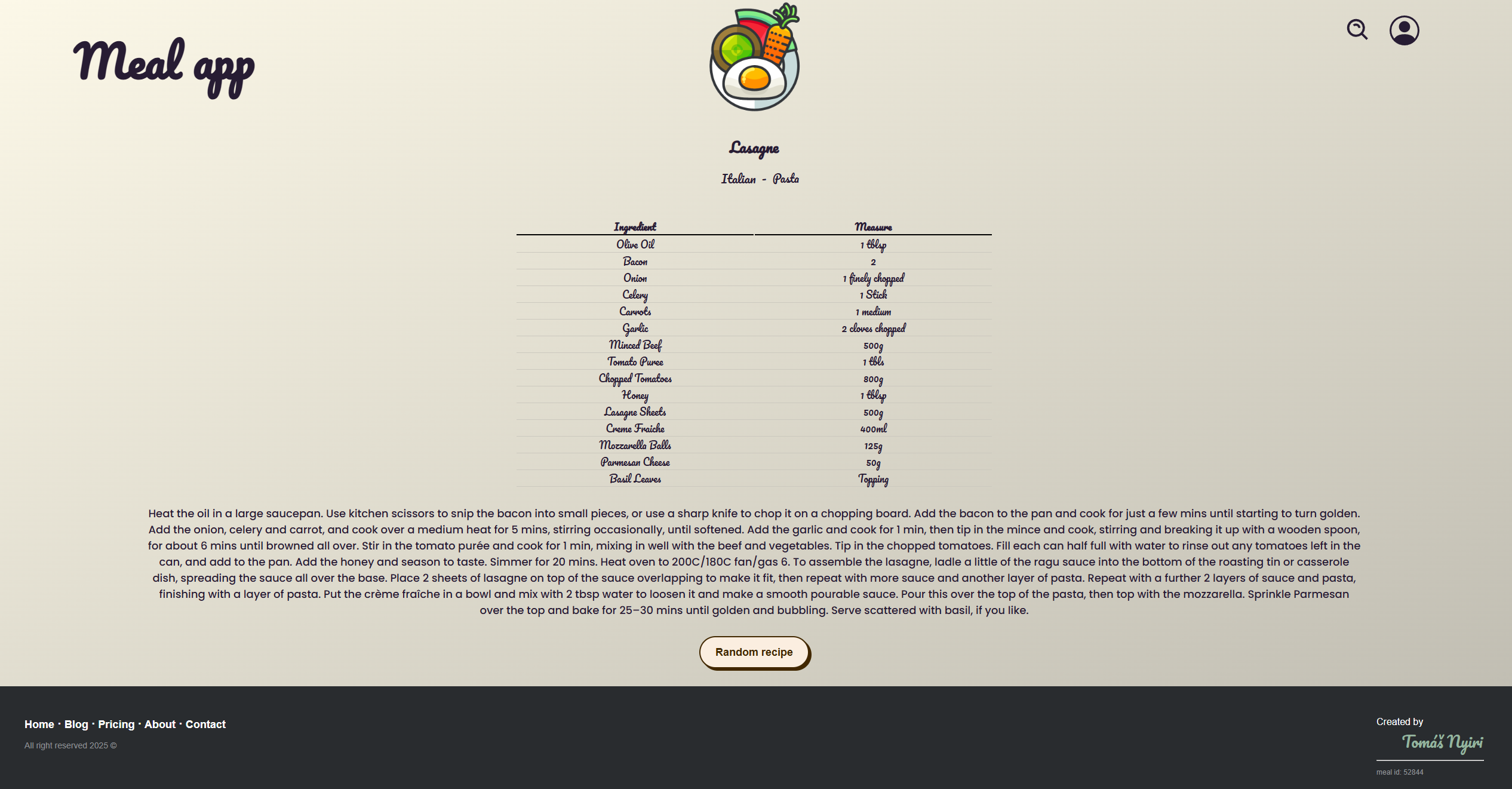 recipe item thumb